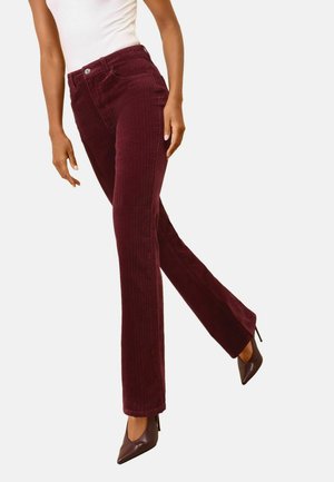 Friends Like These, BOOTCUT CORDUROY TROUSERS - Stoffhose - burgundy red