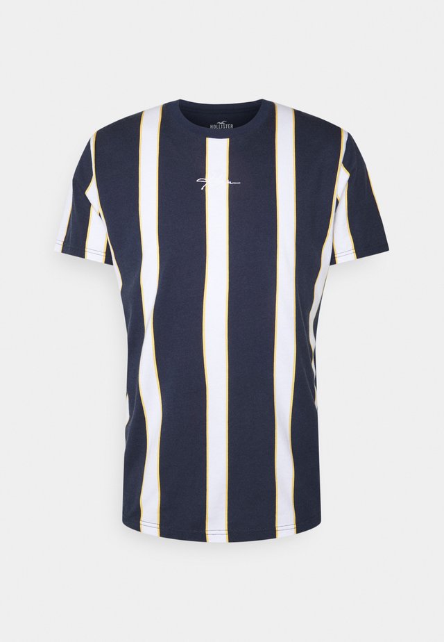 CREW STRIPES - T-Shirt print - navy vertical