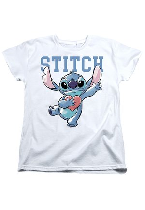 LILO AND STITCH CLUTCHING HEARTS - Print T-shirt - white