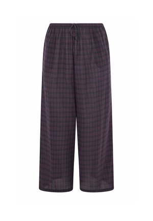 Yours Clothing, PLUS SIZE WIDE LEG TROUSERS - Pantalones - burgundy