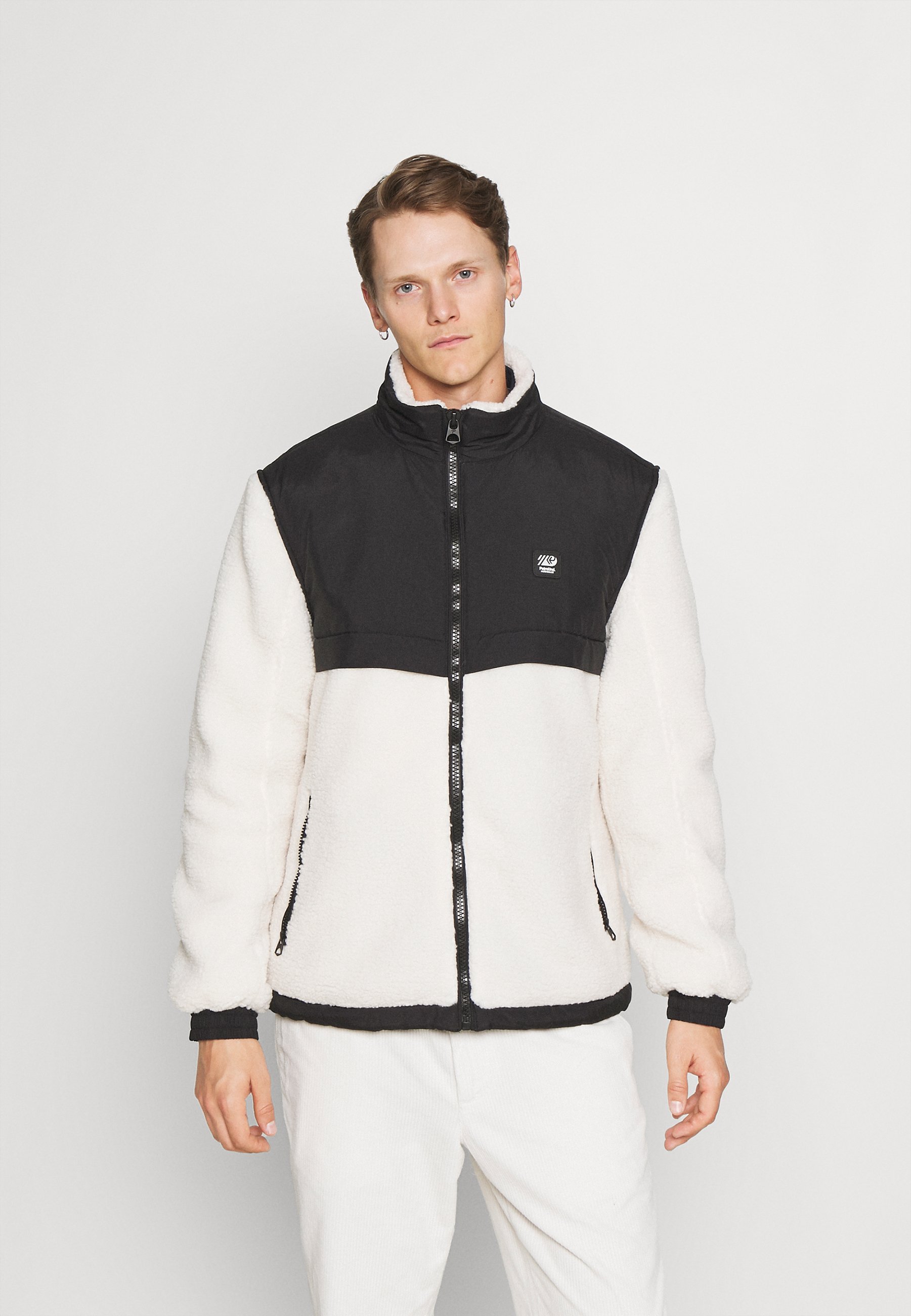 off white fleece jacket
