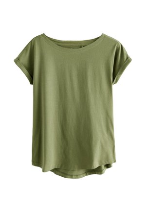 REGULAR FIT - ROUND NECK - T-shirt basique - olive green