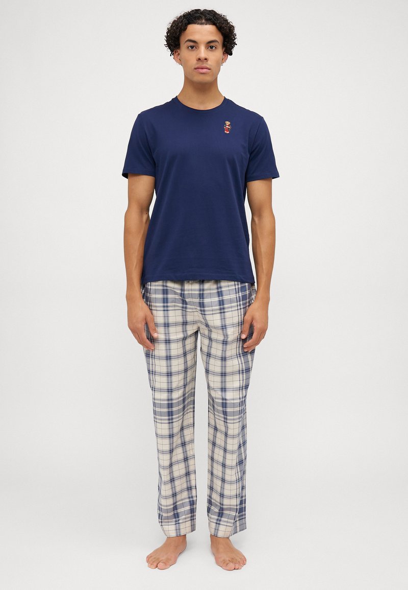 Polo Ralph Lauren PJ SLEEP - Conjunto de pijama - navy/white/blue