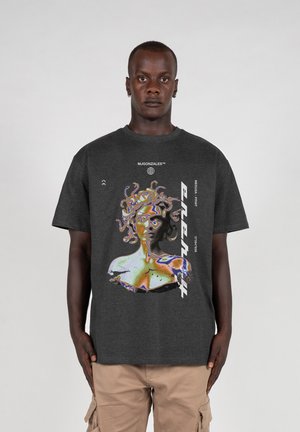 MEDUSA SCHWER - Camiseta estampada - charcoal