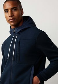 Hackett London Felpa con zip - navy