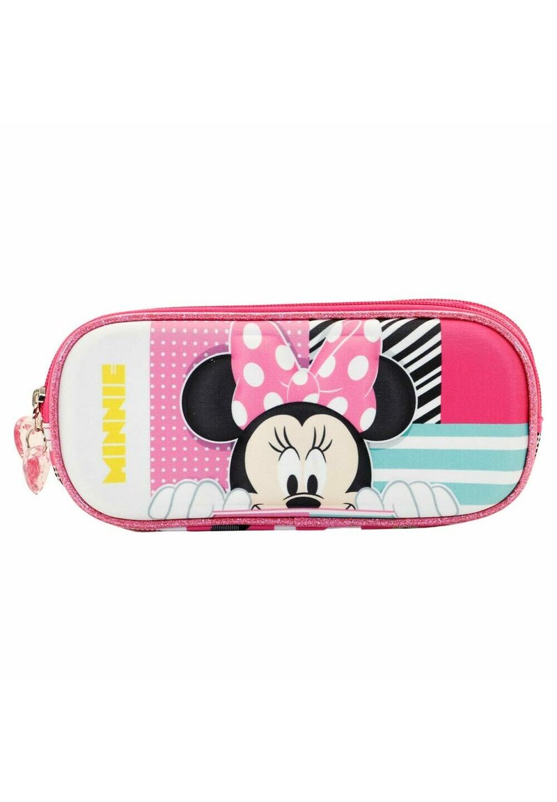Karactermania MINNIE MOUSE SPRING 3D DOUBLE - Estuche escolar - white-pink