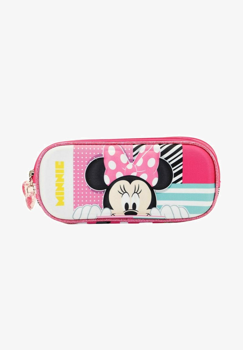 Karactermania MINNIE MOUSE SPRING 3D DOUBLE - Estuche escolar - white-pink