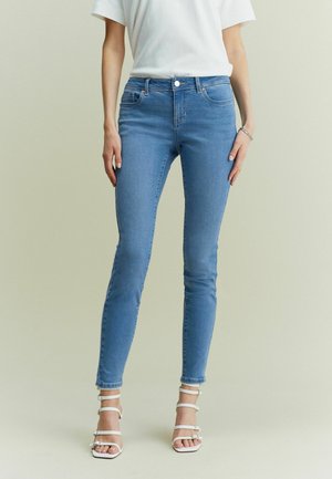 Next Džíny Slim Fit - mid blue