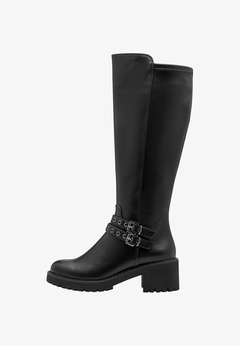 Marco Tozzi Plateaulaarzen - black