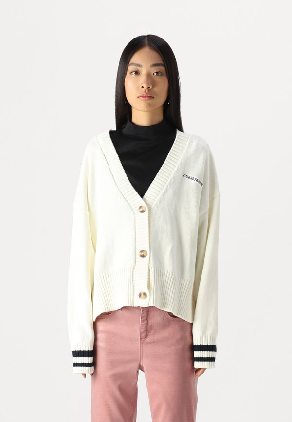 LS VN J EMB CARDI - Cardigan - weiß