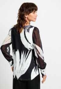 Next LONG SLEEVE CUFF - Camicetta - black floral tulip