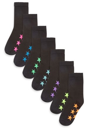 SEVEN PACK OLDER - Calcetines - black star