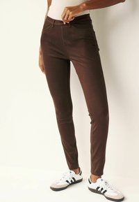Next Jeans Skinny Fit - chocolate brown