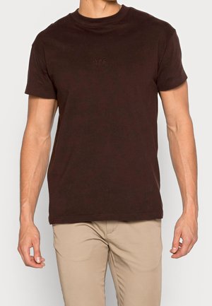 T-shirt - bas - mottled dark brown