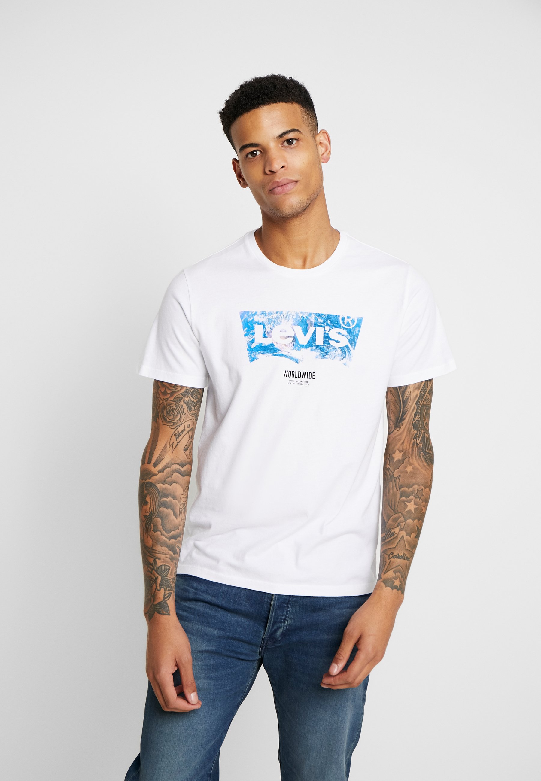 Levi's® T-shirt con stampa - world white/bianco - Zalando.it