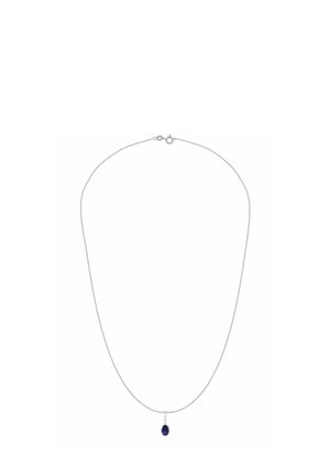 CREATED SAPPHIRE - DIAMOND - Kaulakoru - white gold-coloured