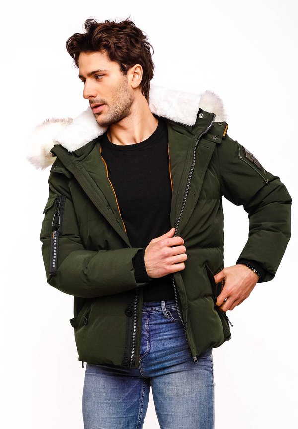 Winterjacke - olive
