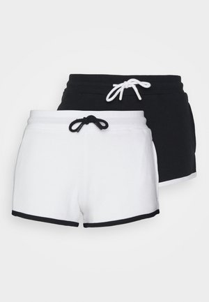 2 PACK - Shorts - black/white