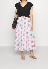 VILA Petite Maxi sukně - light blue