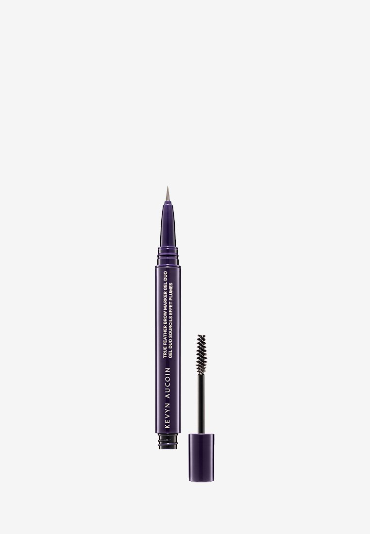 Kevyn Aucoin - TRUE FEATHER BROW MARKER GEL DUO - Żel do brwi, Powiększ