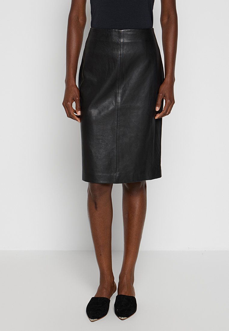 AllSaints Leren rok zwart AllSaints Leren rok zwart