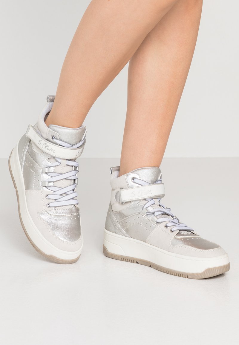 s.Oliver Sneaker high - white