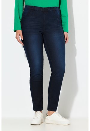 Jeggings - dark blue denim