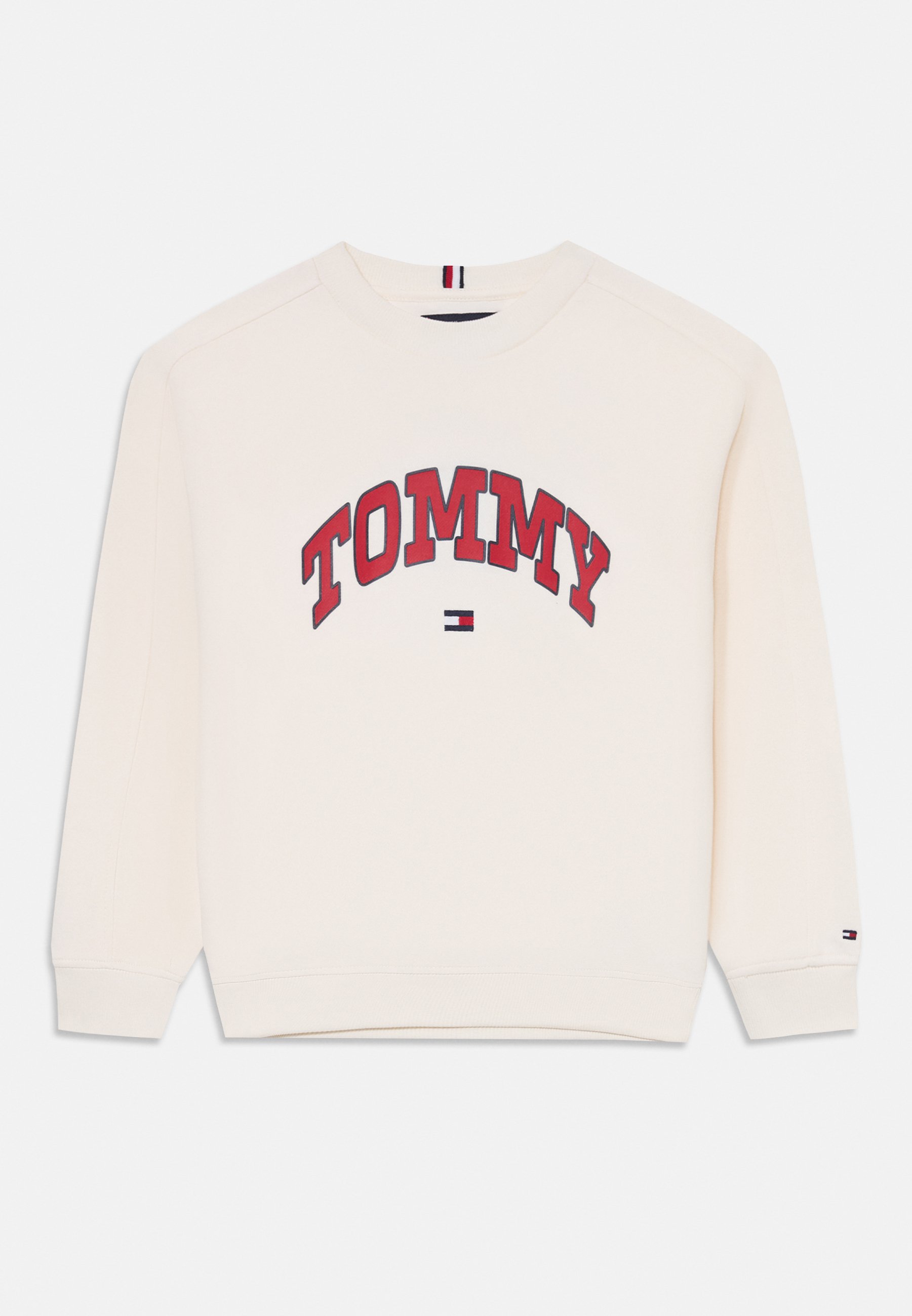 Tommy Hilfiger VARSITY RAISED PRINT Sweatshirt ivory/off-white