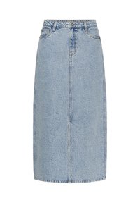 MADDIE - Gonna lunga - light blue wash denim