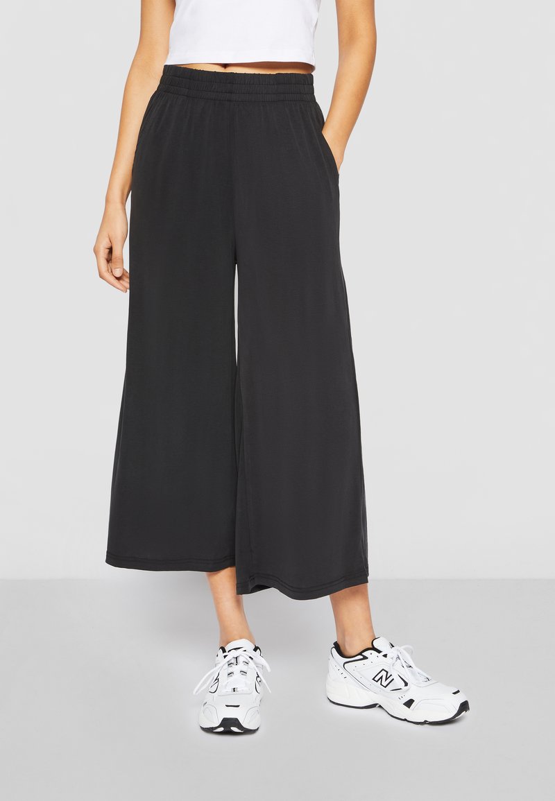 Pantaloni Culotte A 3/4 Per Donna - Gamba Larga, Leggerissimi, Con Tasche, Ideali Per L'estate