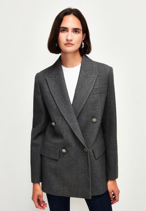 adL DOUBLE BREASTED - Blazer - anthracite