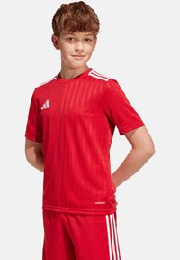 adidas Performance T-Shirt print - rotweiss