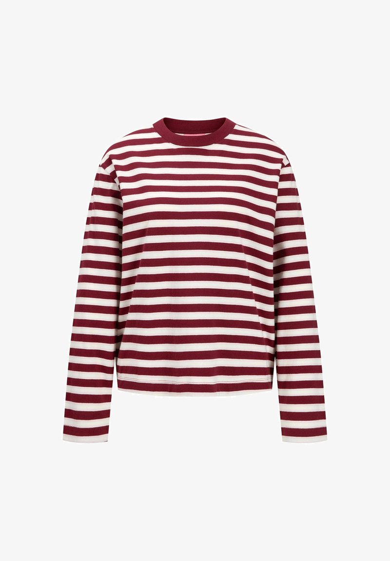 JJXX JXSOPHIA BOXY LS STRIPE TEE JRS SN - Μπλούζα με μακριά μανίκια - Purple