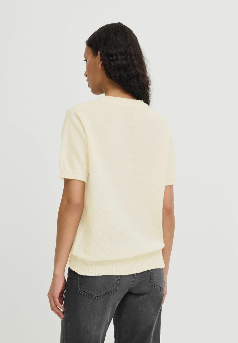T-shirt ICHI Manches Courtes Gris Taille L - Neuf Avec étiquettes - Prix Boutique 15€