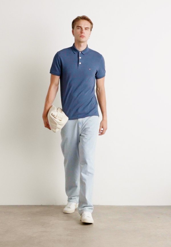 SLIM - Polo shirt - aegean sea2
