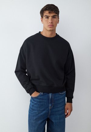 Balmohk, Round Neck Basic - Sweater - black