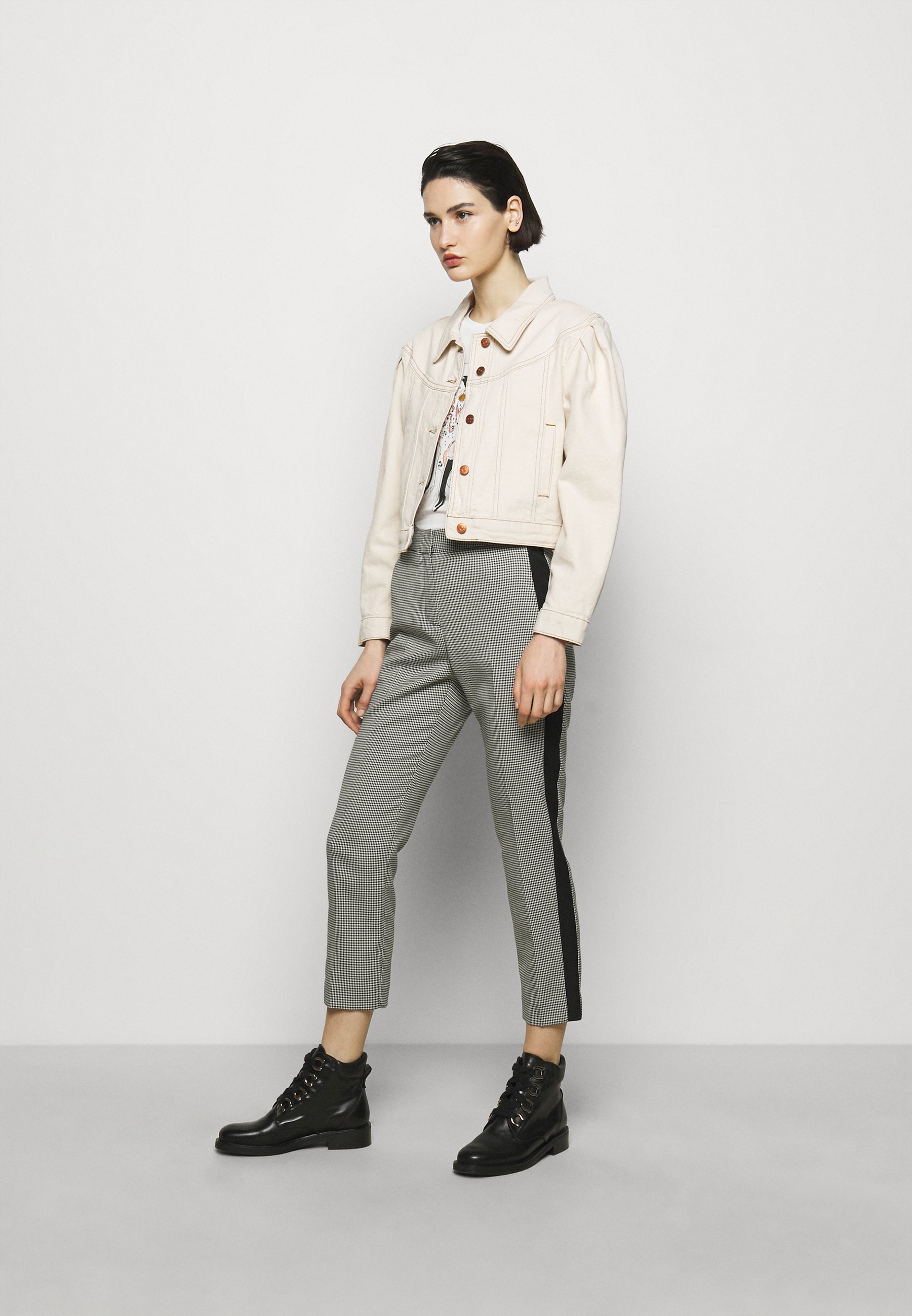 Claudie Pierlot VANISE - Jeansjacke - vanille/offwhite - Zalando.de