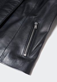 Mango Giacca di pelle - black