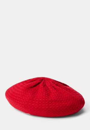 BASKET-KNIT BERET - Beanie - ralph red