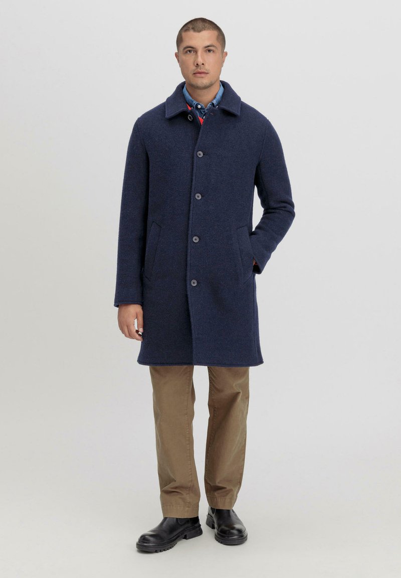 hessnatur Halflange jas - marine