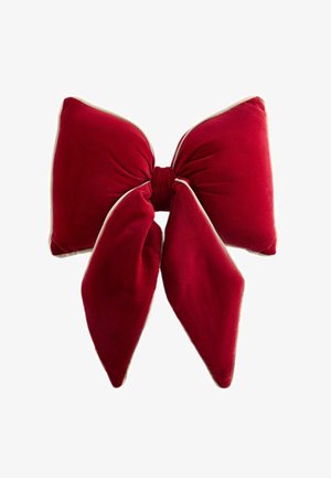 Next, 3D VELVET BOW UNISEX - Scatter cushion - red