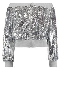 Missguided Bomberjacka - silver-coloured