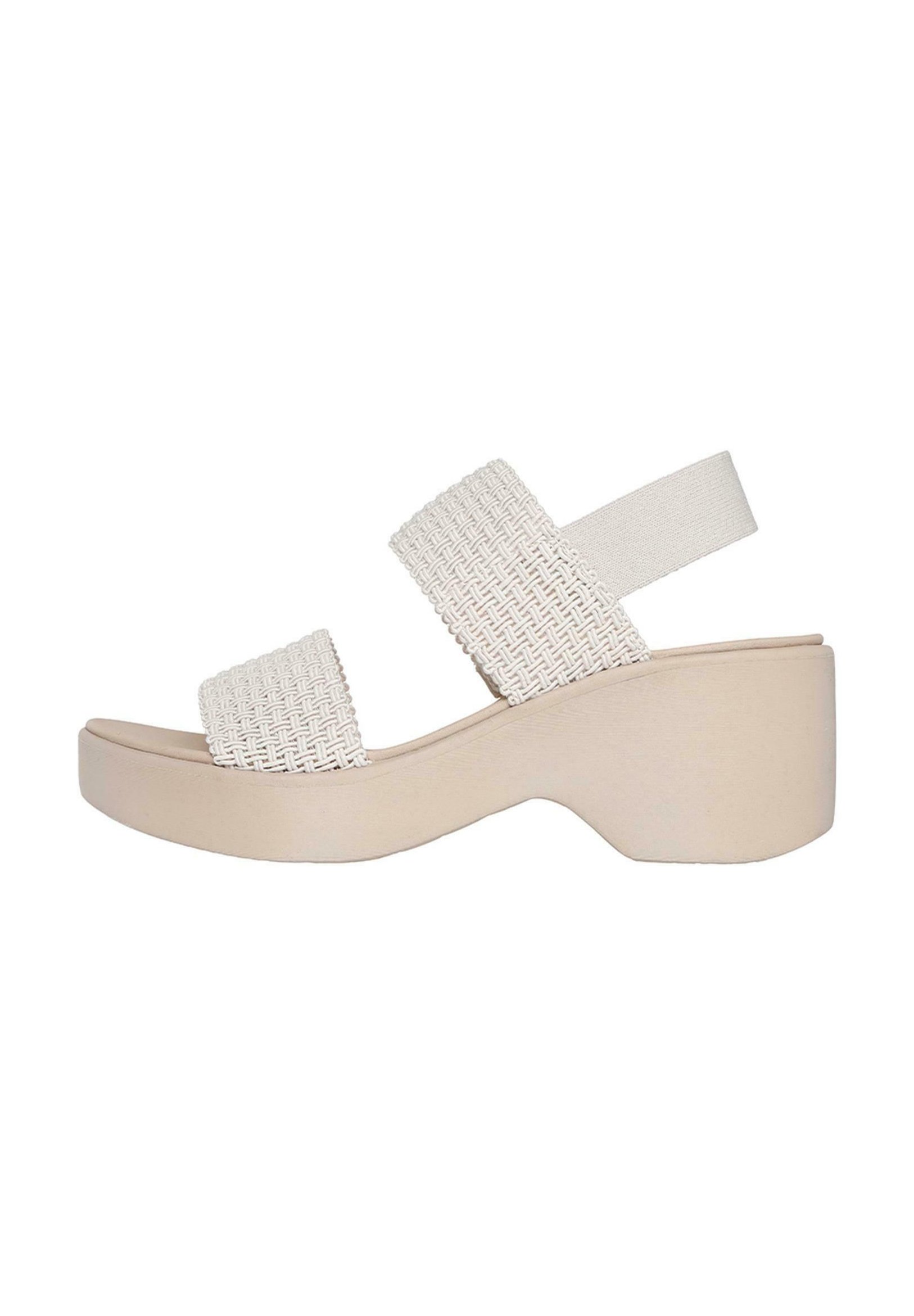 Skechers CALI DAY - Sandalias con plataforma - blanco
