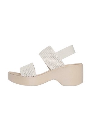 Skechers CALI DAY - Sandalias con plataforma - blanco