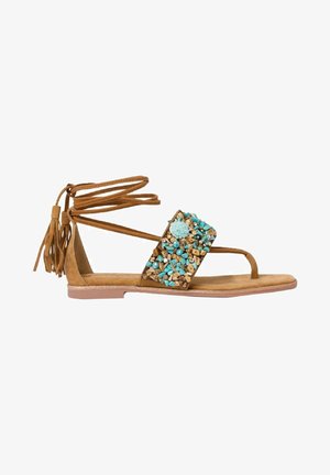 Alma en Pena, Sandales tongs - camel