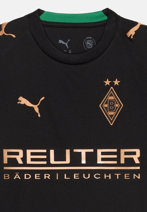 PUMA BORUSSIA MÖNCHENGLADBACH AWAY JERSEY REPLICA JR - Club wear - black/archive green — foto 3