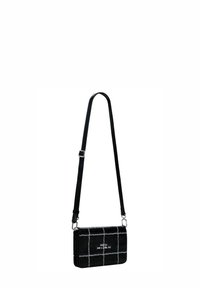 Desigual CONVERTIBLE CHECKERED - Borsa a tracolla - black