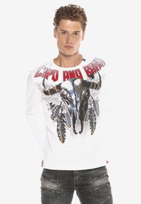 Cipo & Baxx Langarmshirt - white