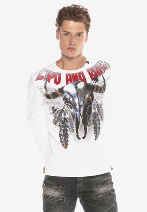 Cipo & Baxx Langarmshirt - white