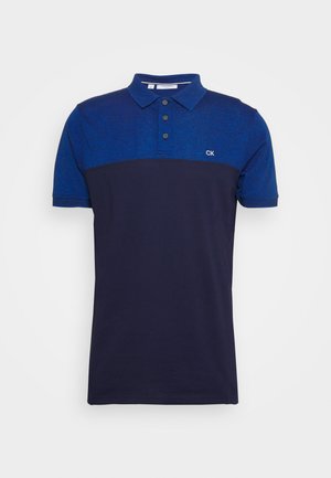 COLOUR BLOCK - Polo shirt - dark blue